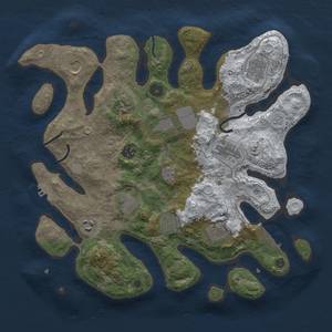 Thumbnail Rust Map: Procedural Map, Size: 3700, Seed: 2764361, 20 Monuments