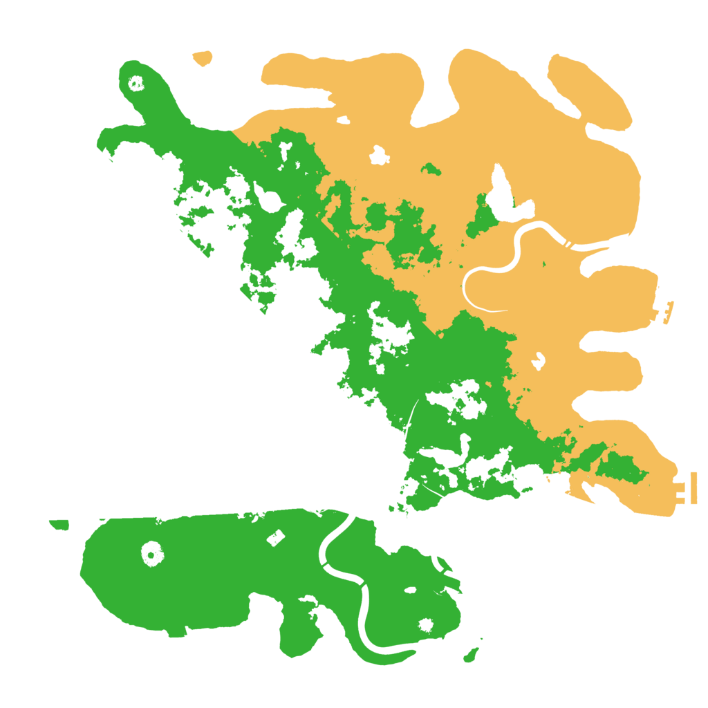 Biome Rust Map: Procedural Map, Size: 4500, Seed: 3685632