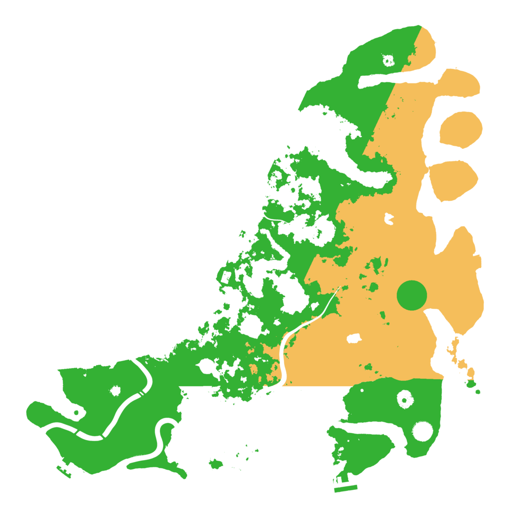 Biome Rust Map: Procedural Map, Size: 4500, Seed: 1330728