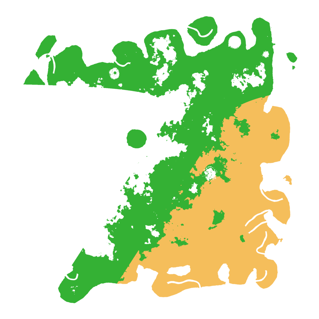 Biome Rust Map: Procedural Map, Size: 4500, Seed: 523978209