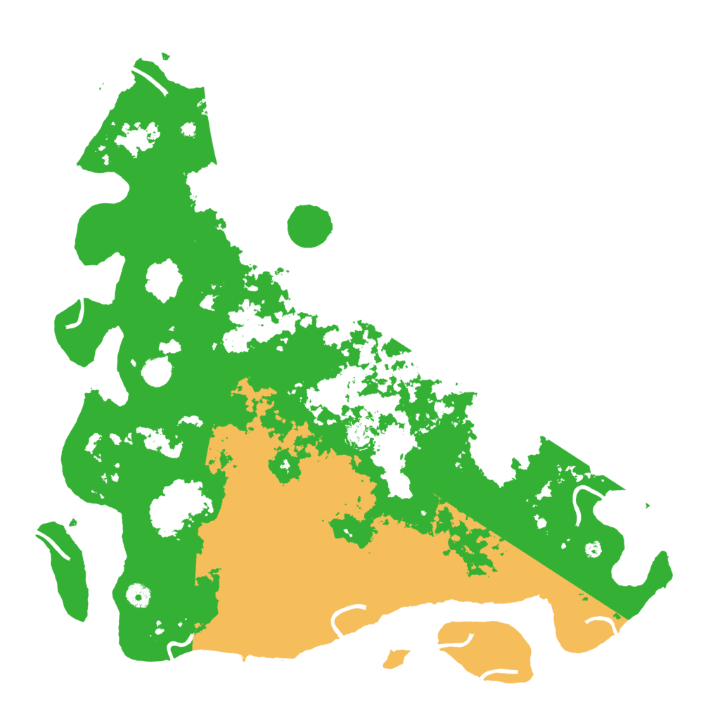 Biome Rust Map: Procedural Map, Size: 4500, Seed: 738393