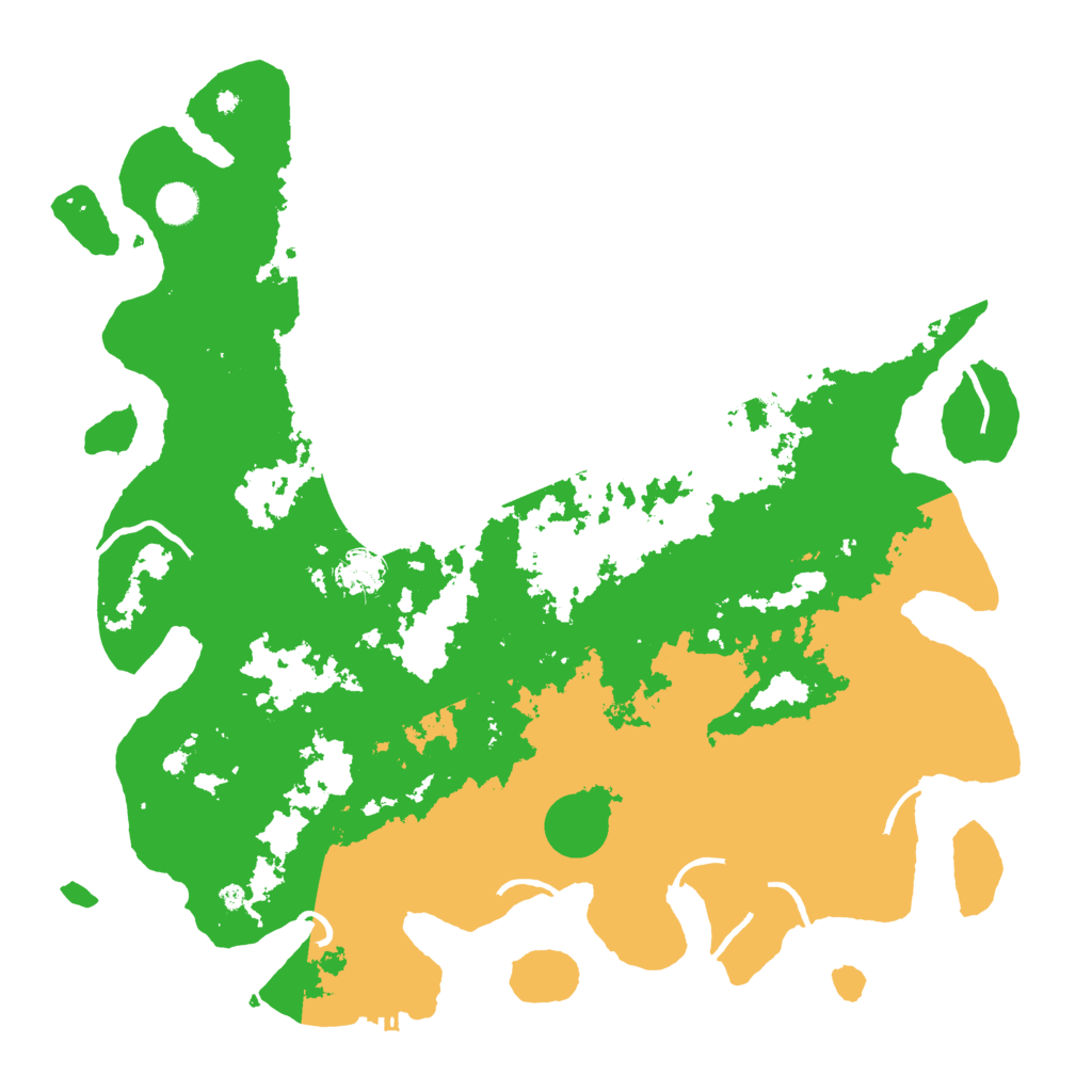 Biome Rust Map: Procedural Map, Size: 4500, Seed: 1147378