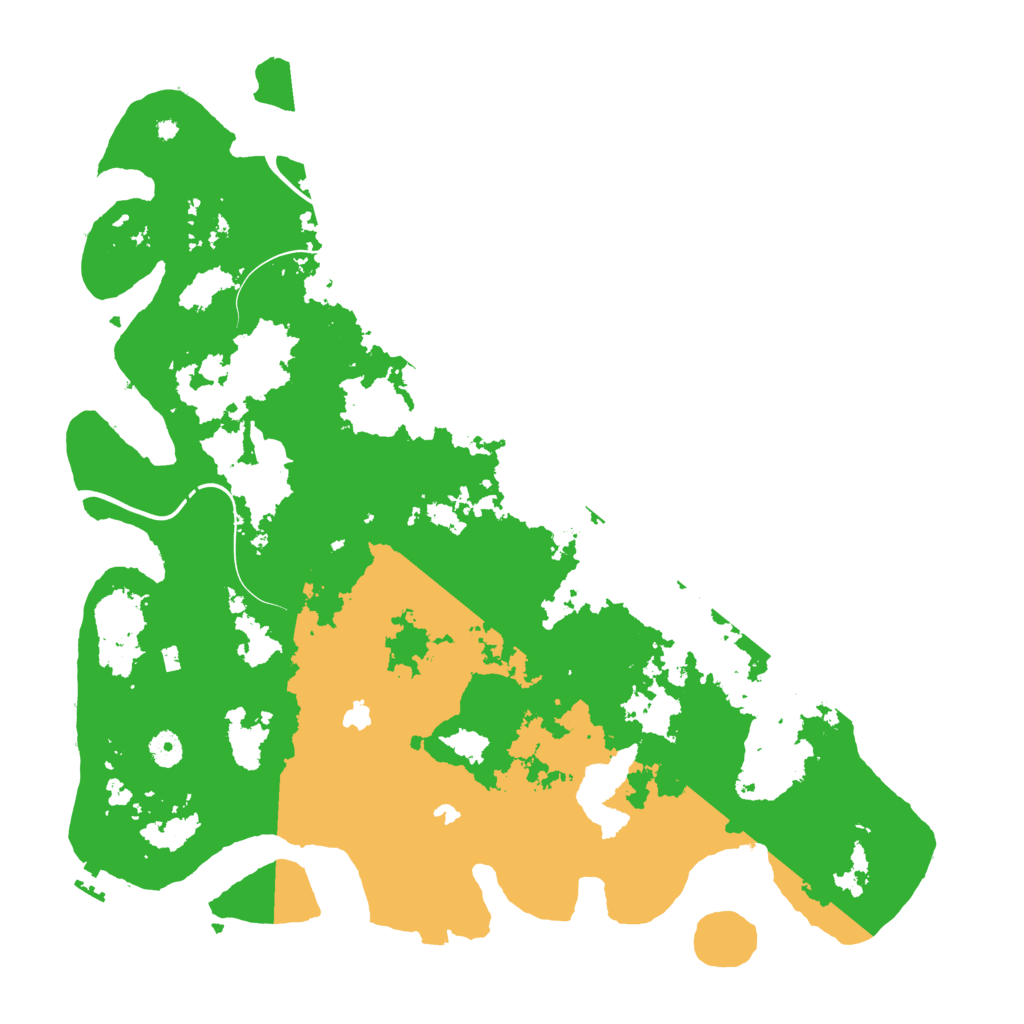 Biome Rust Map: Procedural Map, Size: 4500, Seed: 35454