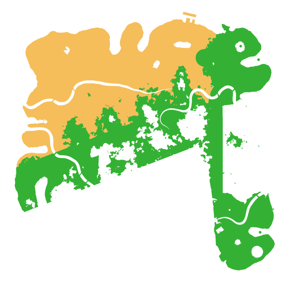Biome Rust Map: Procedural Map, Size: 4500, Seed: 5813342
