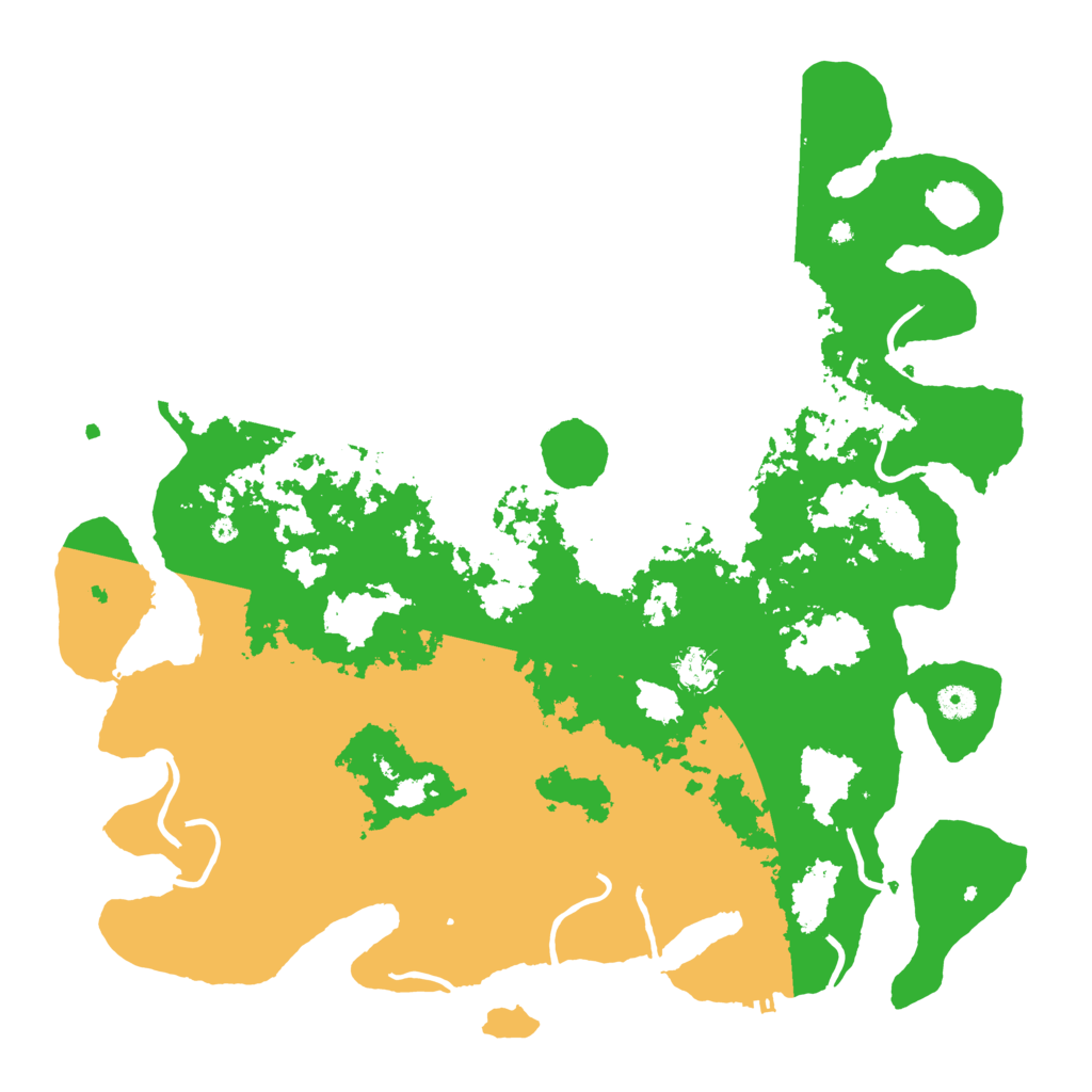 Biome Rust Map: Procedural Map, Size: 4500, Seed: 5436435