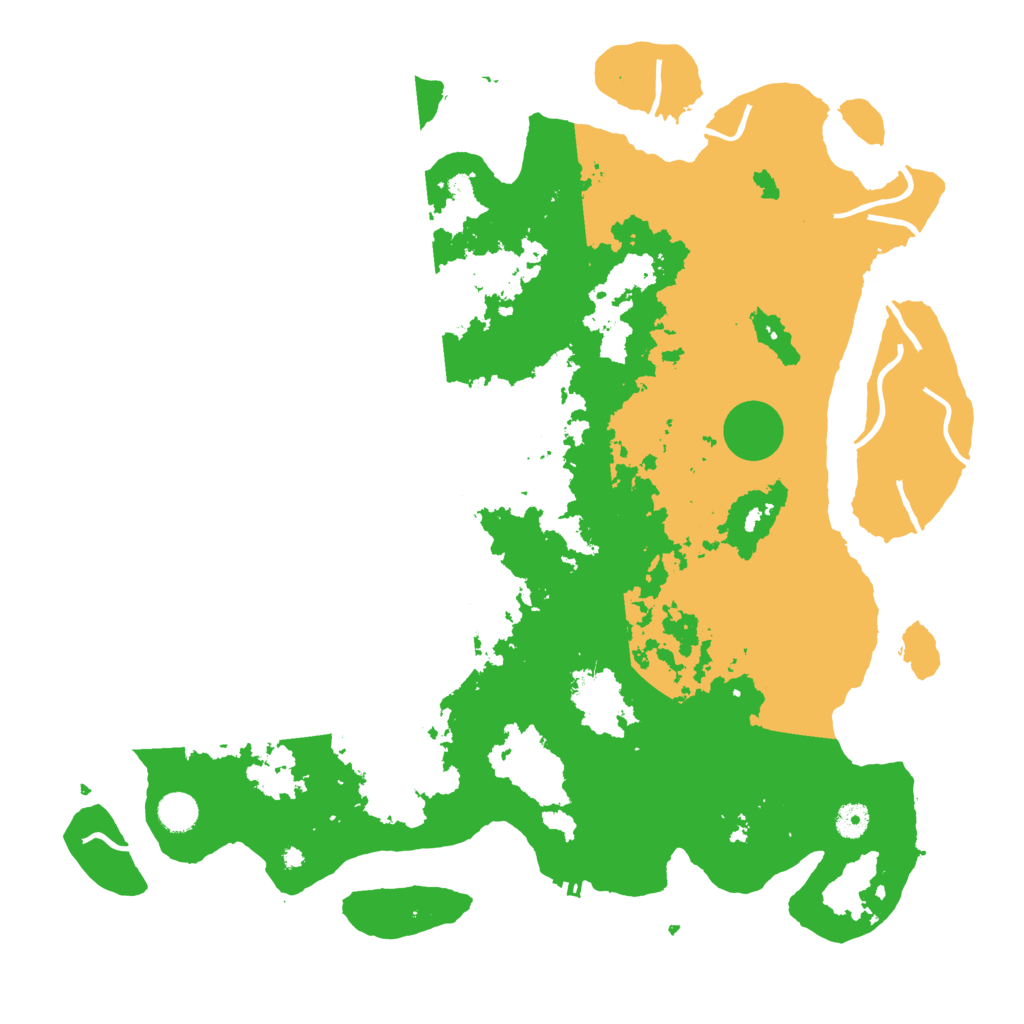 Biome Rust Map: Procedural Map, Size: 4500, Seed: 6356117