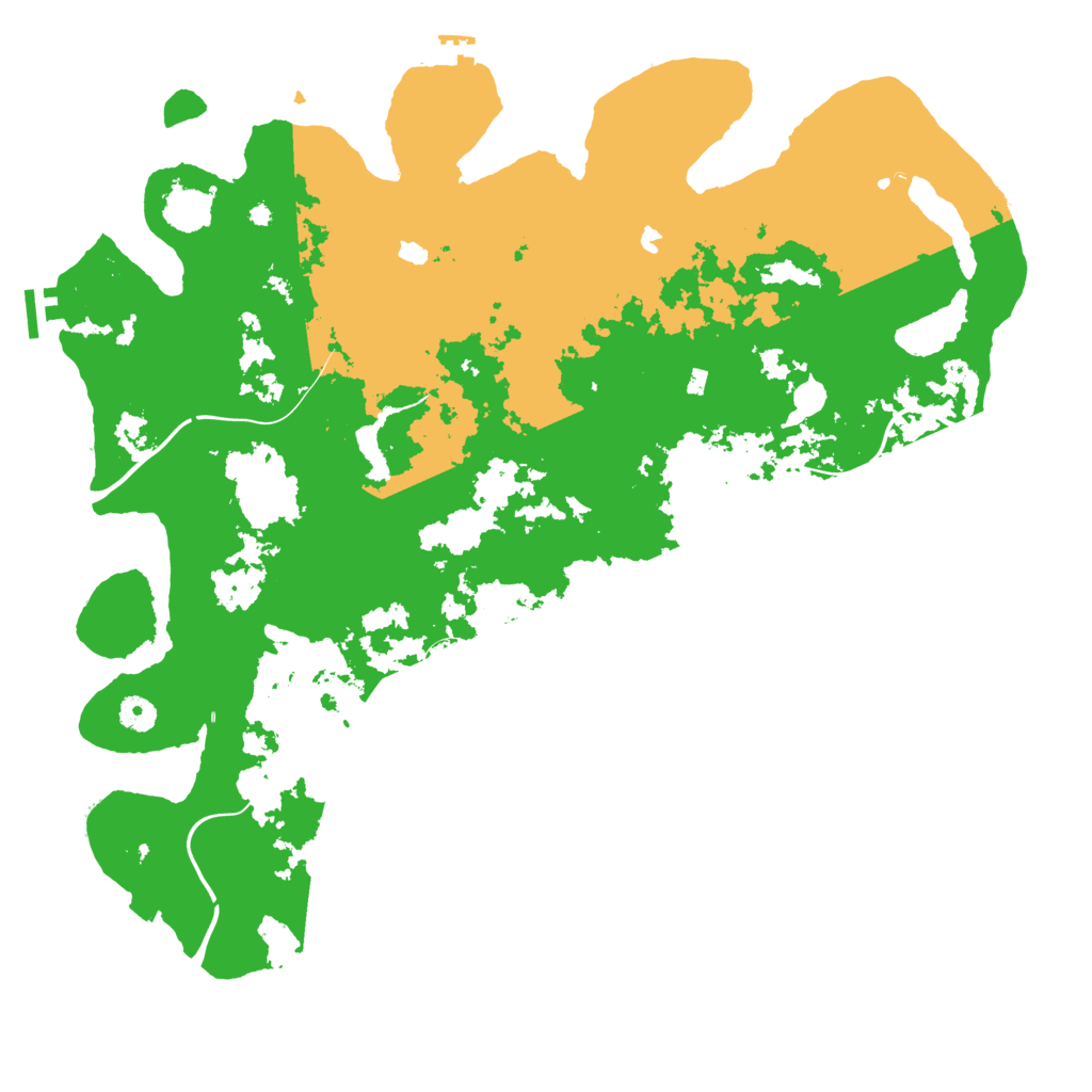 Biome Rust Map: Procedural Map, Size: 4500, Seed: 2931437