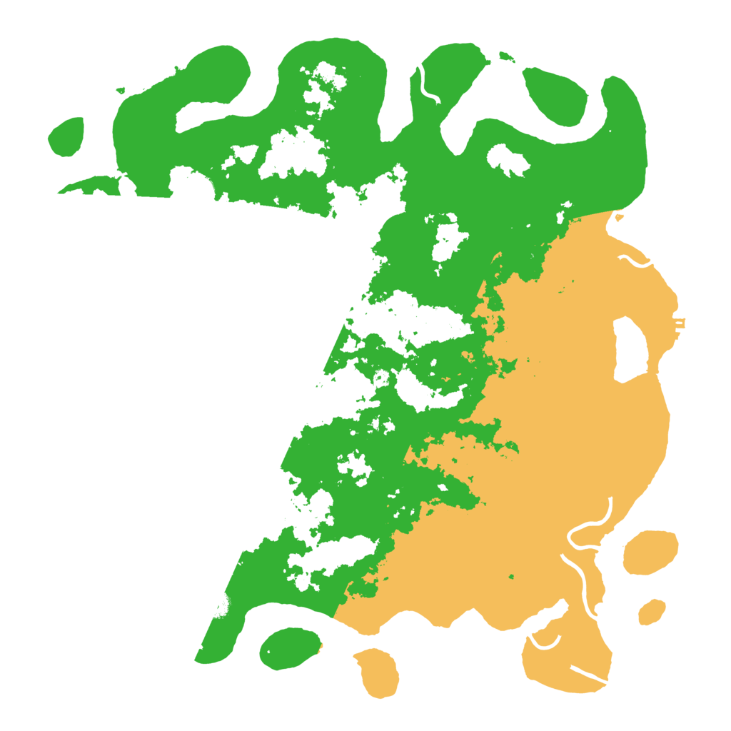 Biome Rust Map: Procedural Map, Size: 4500, Seed: 798280
