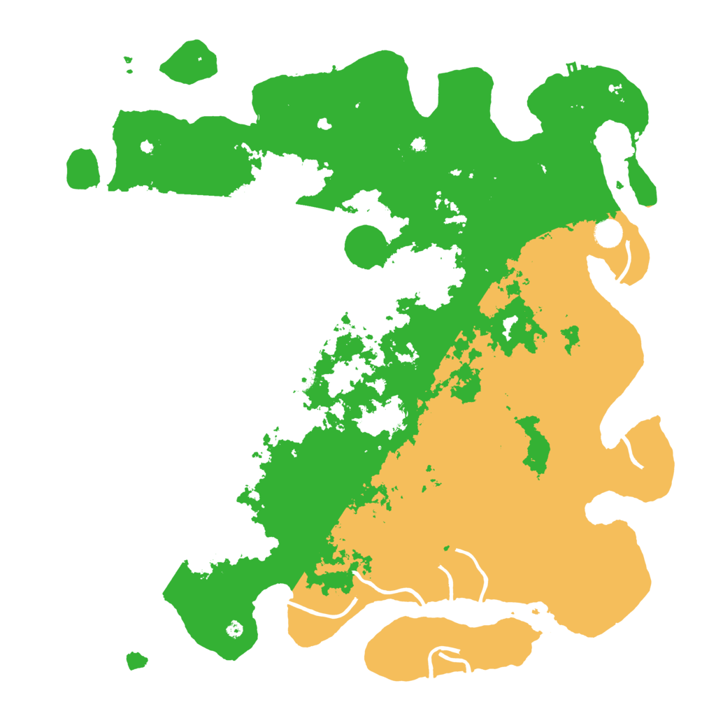 Biome Rust Map: Procedural Map, Size: 4500, Seed: 4852427