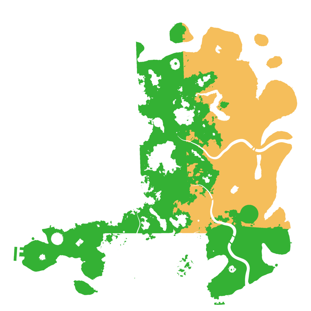 Biome Rust Map: Procedural Map, Size: 4500, Seed: 4232866