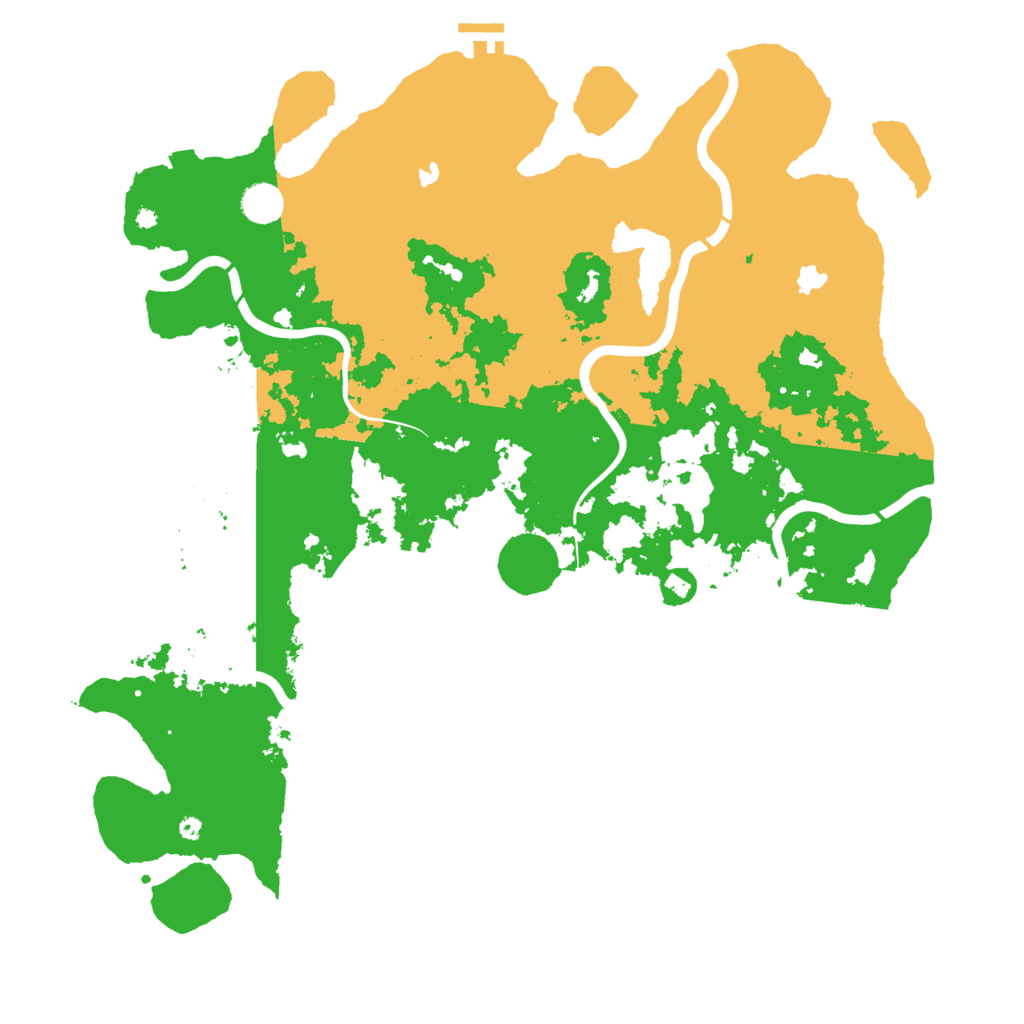 Biome Rust Map: Procedural Map, Size: 4500, Seed: 1297471