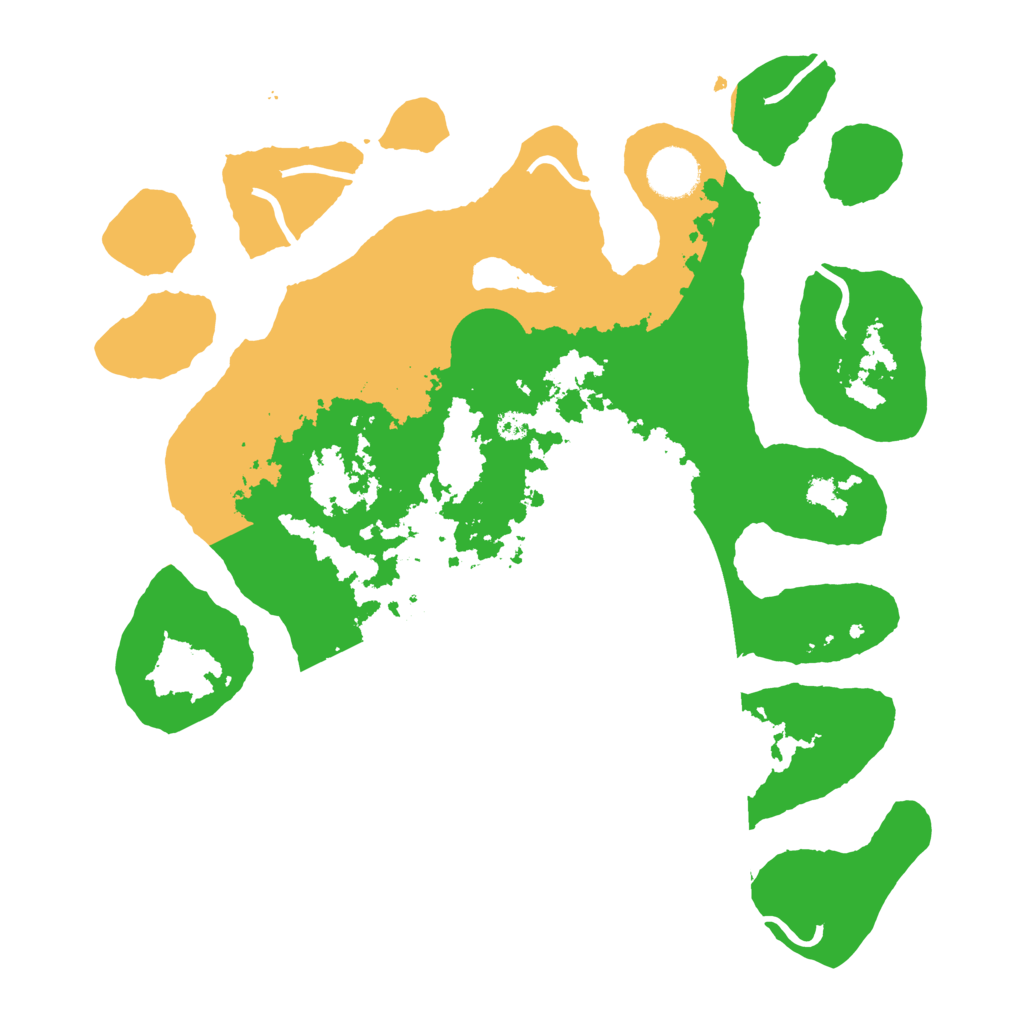 Biome Rust Map: Procedural Map, Size: 3500, Seed: 4481210