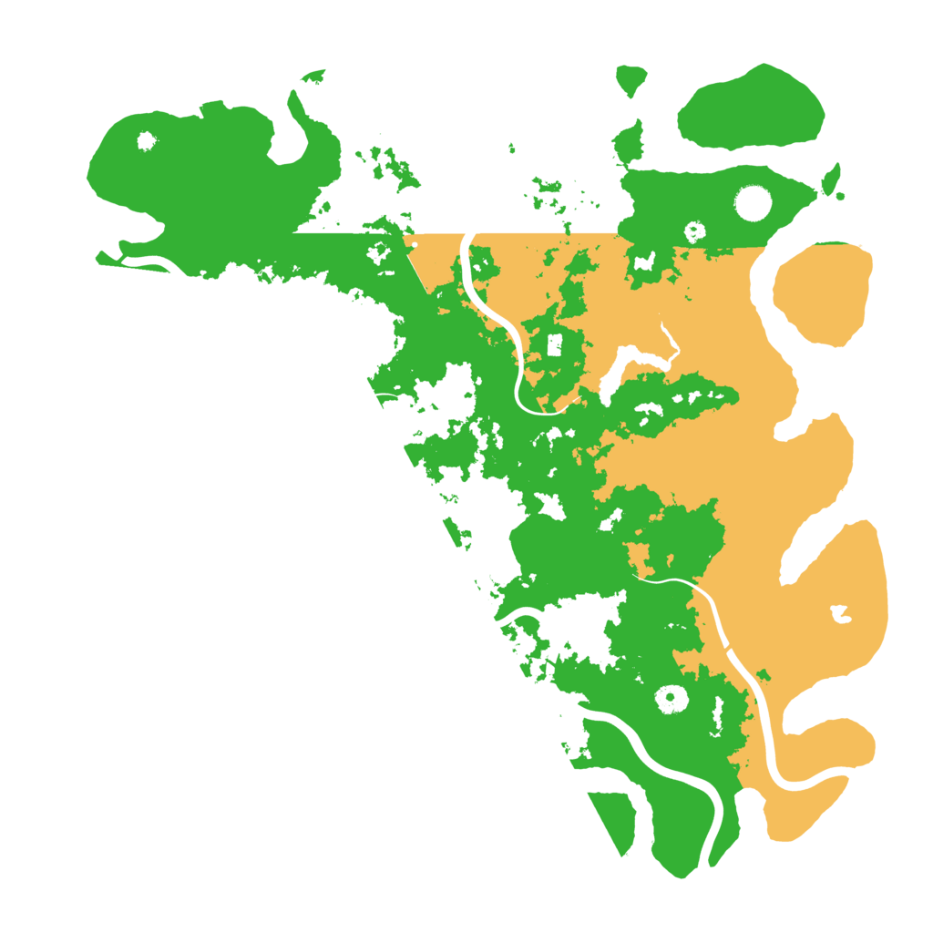 Biome Rust Map: Procedural Map, Size: 4500, Seed: 4970063