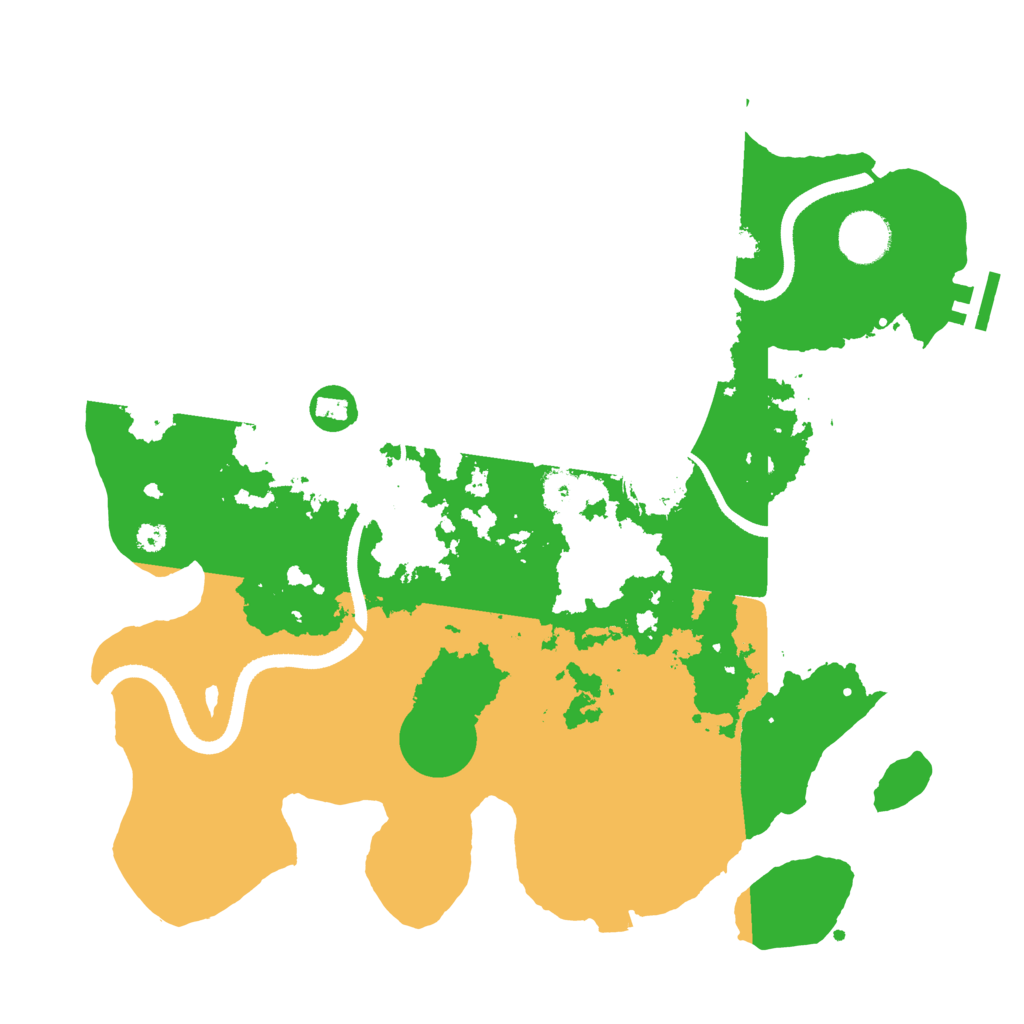 Biome Rust Map: Procedural Map, Size: 3500, Seed: 3285638