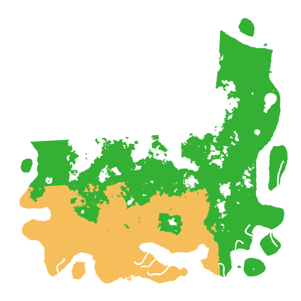 Biome Rust Map: Procedural Map, Size: 4500, Seed: 6140289