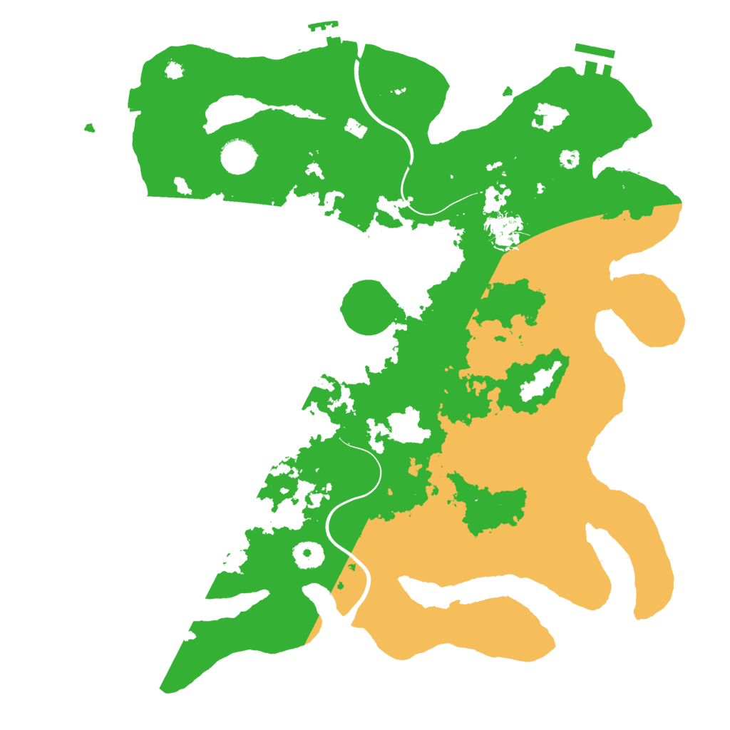 Biome Rust Map: Procedural Map, Size: 3700, Seed: 5165852