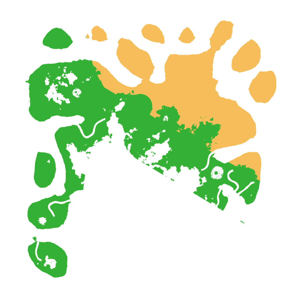 Biome Rust Map: Procedural Map, Size: 3500, Seed: 2918230