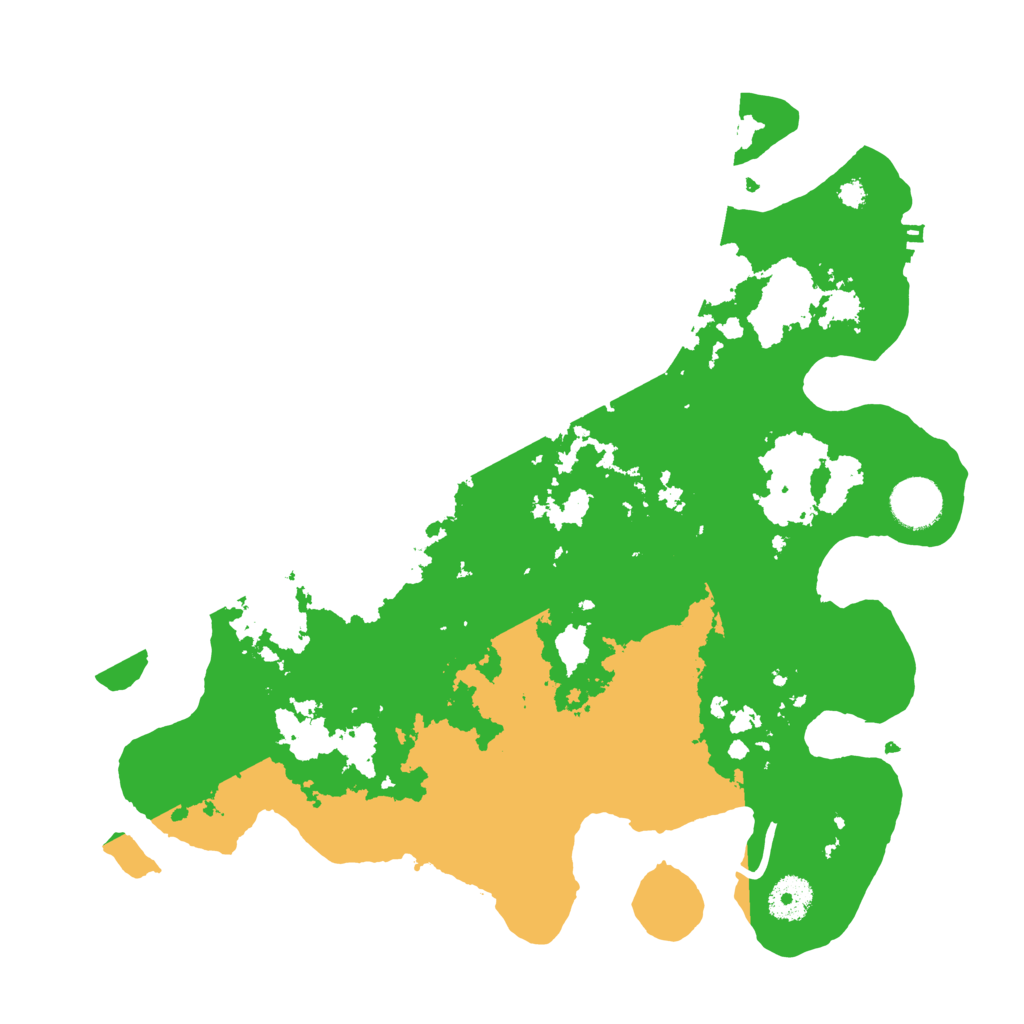 Biome Rust Map: Procedural Map, Size: 3500, Seed: 5029125