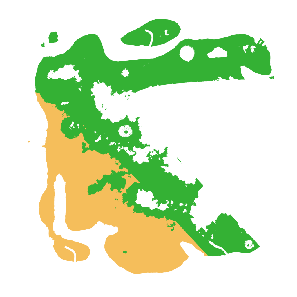 Biome Rust Map: Procedural Map, Size: 3500, Seed: 983764