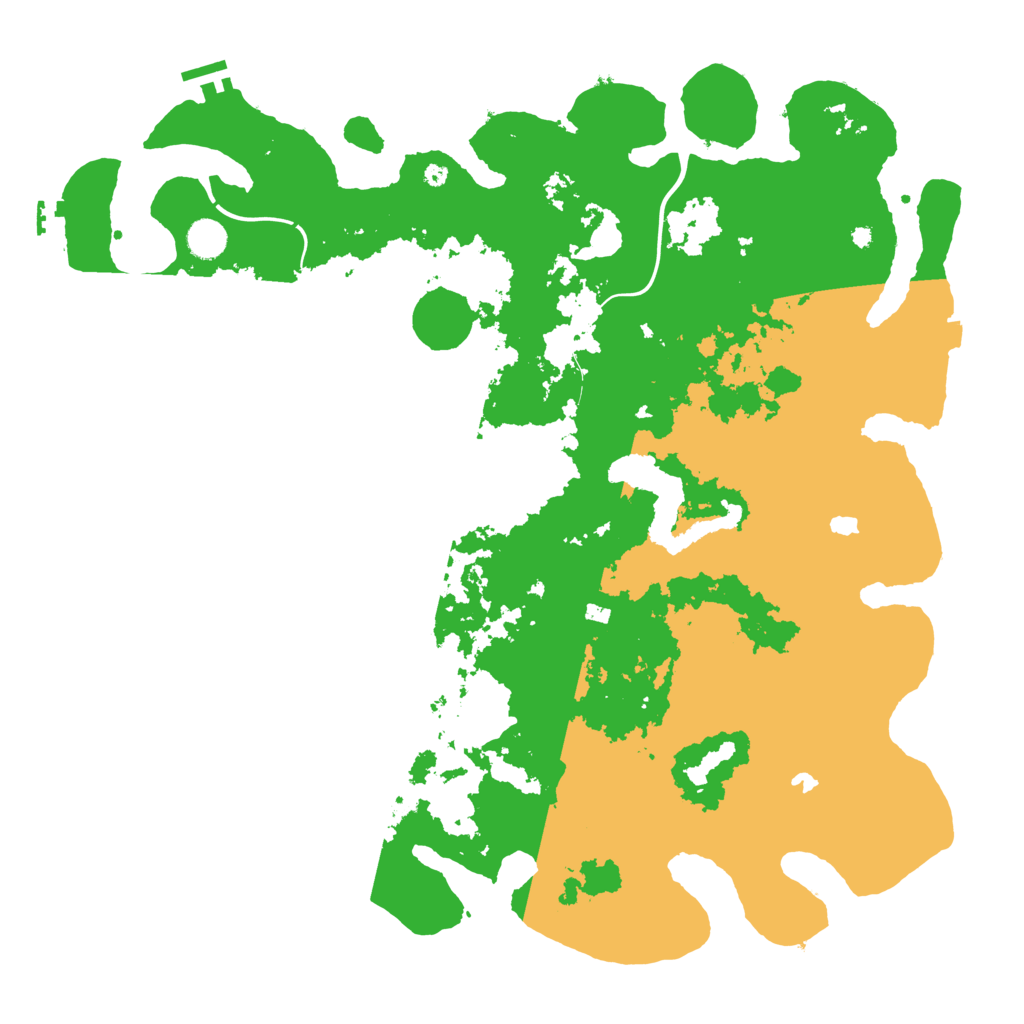 Biome Rust Map: Procedural Map, Size: 4500, Seed: 4718688