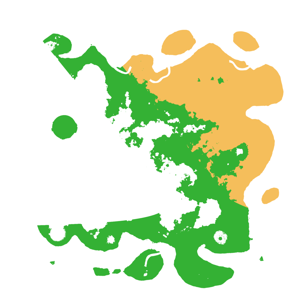 Biome Rust Map: Procedural Map, Size: 3500, Seed: 3411321