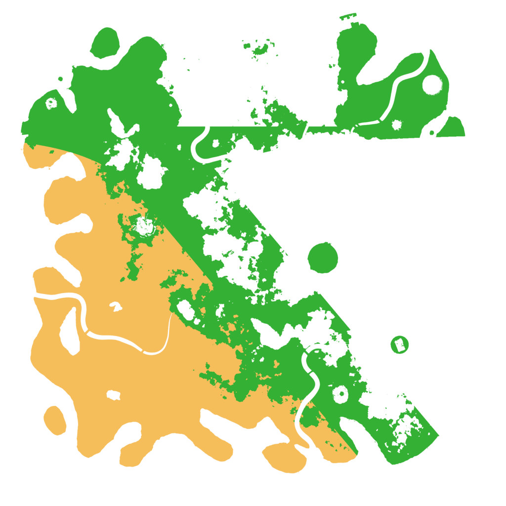 Biome Rust Map: Procedural Map, Size: 4500, Seed: 321480