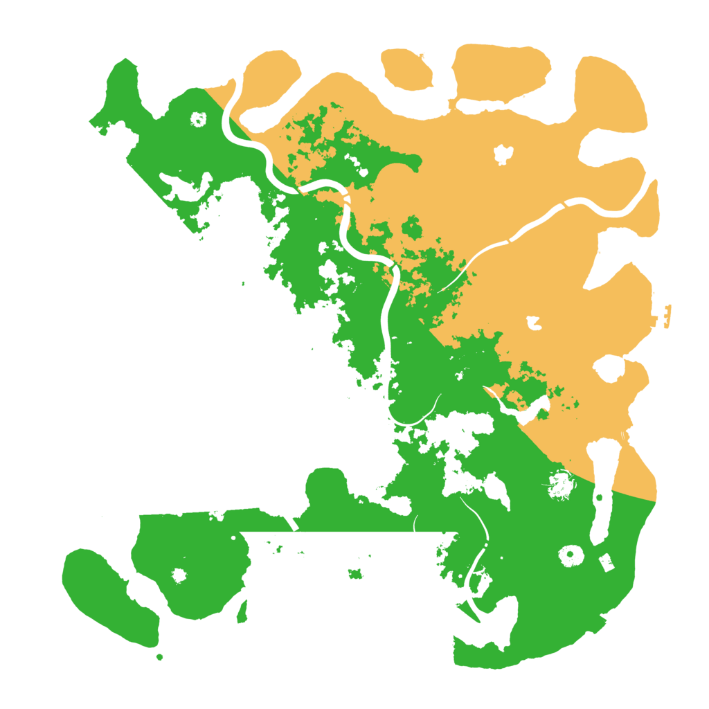 Biome Rust Map: Procedural Map, Size: 4500, Seed: 295191