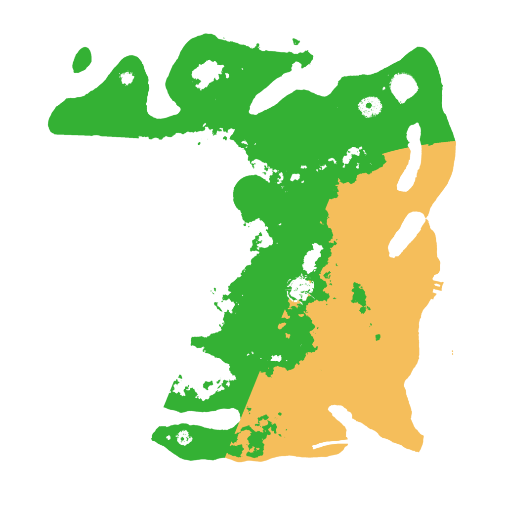 Biome Rust Map: Procedural Map, Size: 3500, Seed: 4118081