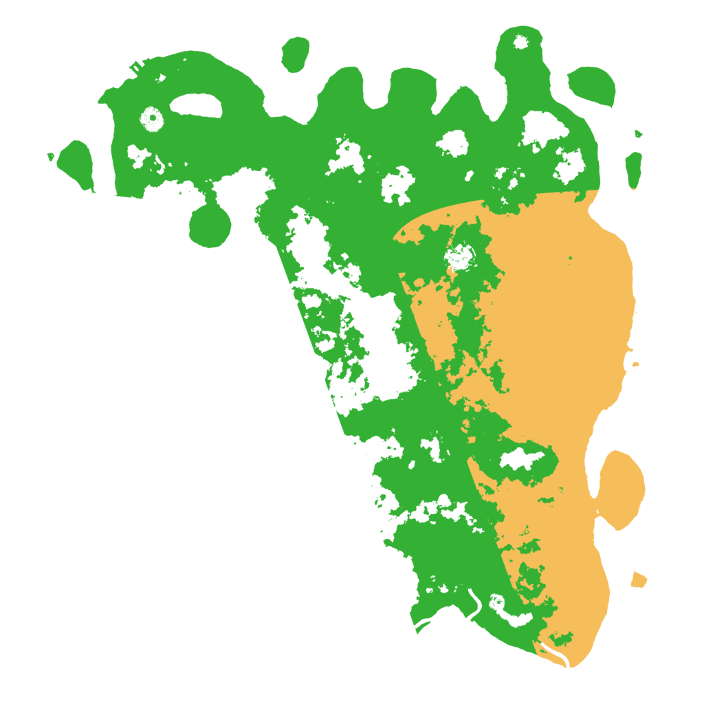 Biome Rust Map: Procedural Map, Size: 4500, Seed: 2039824