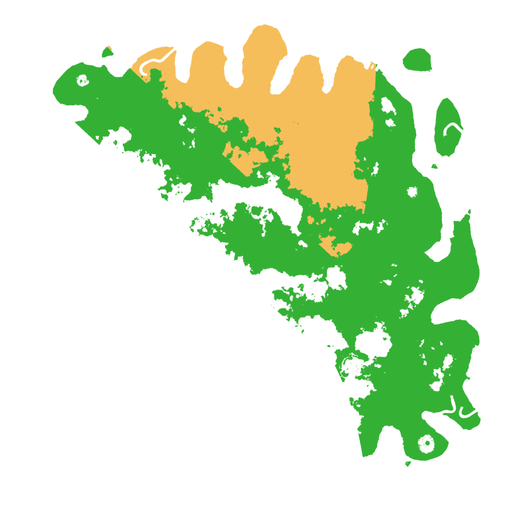 Biome Rust Map: Procedural Map, Size: 4500, Seed: 3235663