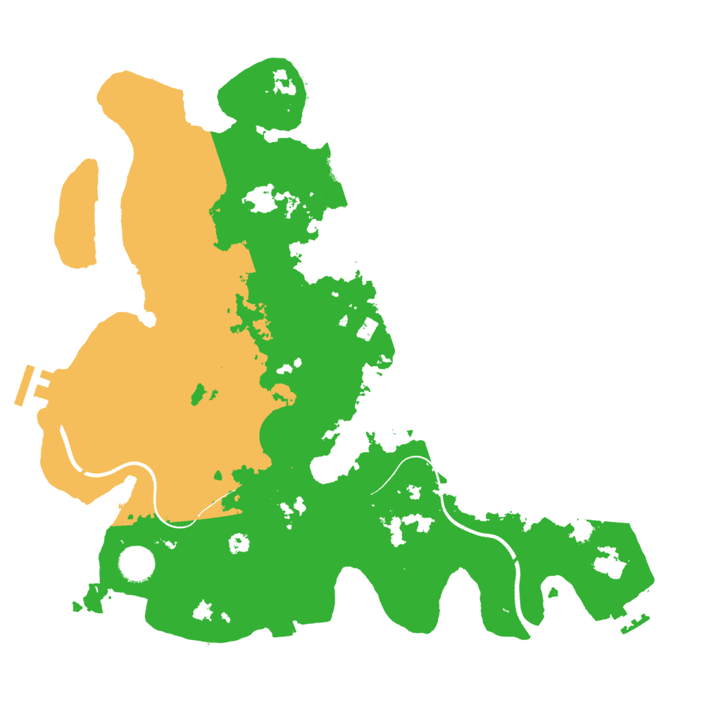 Biome Rust Map: Procedural Map, Size: 3500, Seed: 3589831