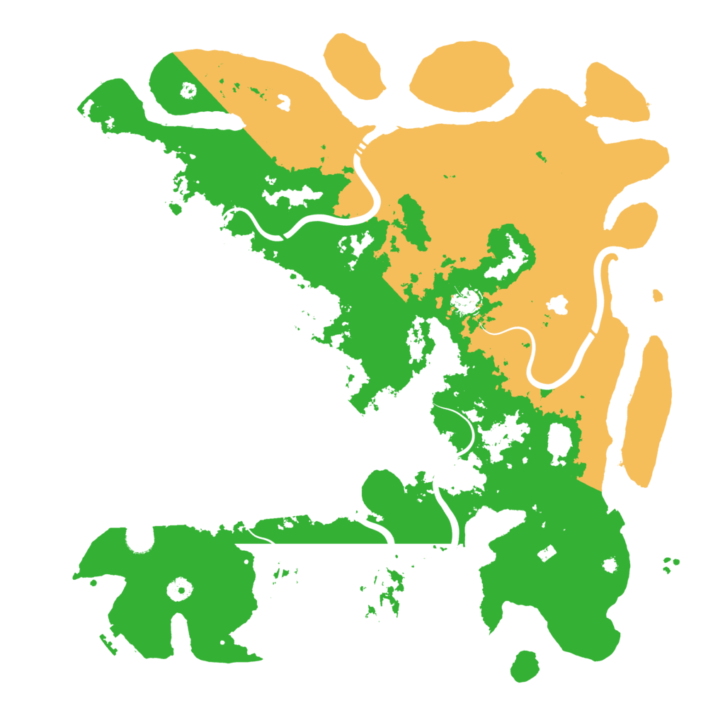 Biome Rust Map: Procedural Map, Size: 4500, Seed: 1575982