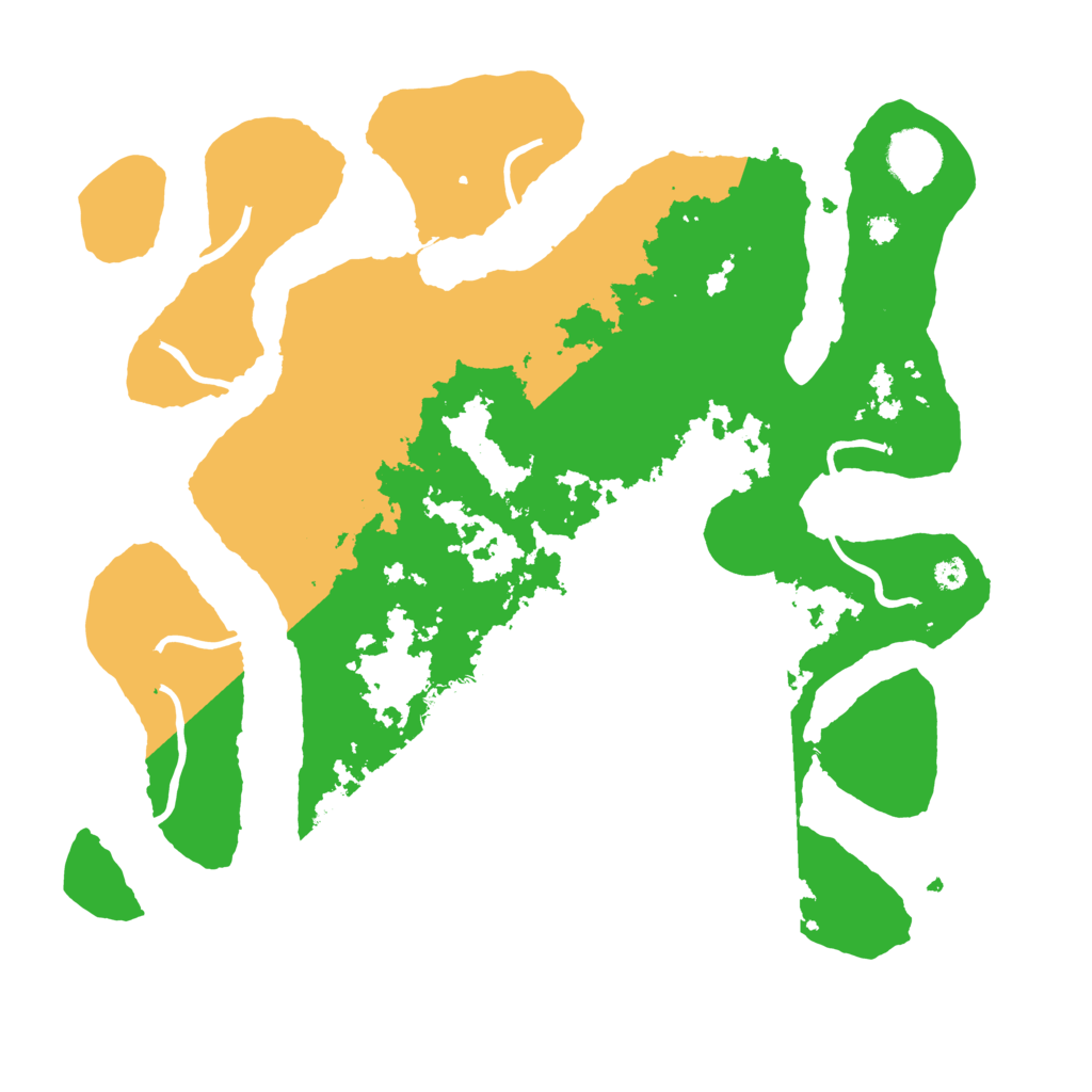 Biome Rust Map: Procedural Map, Size: 3500, Seed: 6189644