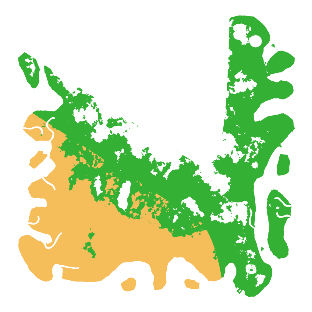 Biome Rust Map: Procedural Map, Size: 4500, Seed: 805415