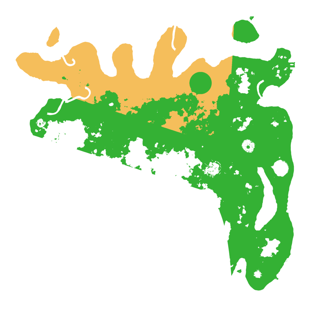 Biome Rust Map: Procedural Map, Size: 3800, Seed: 6429356