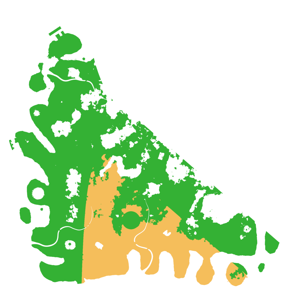Biome Rust Map: Procedural Map, Size: 4500, Seed: 6132043