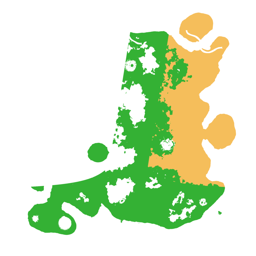 Biome Rust Map: Procedural Map, Size: 3500, Seed: 5817284