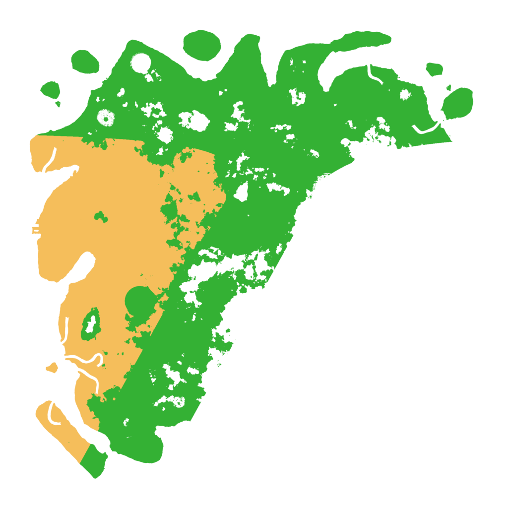 Biome Rust Map: Procedural Map, Size: 4500, Seed: 1291343