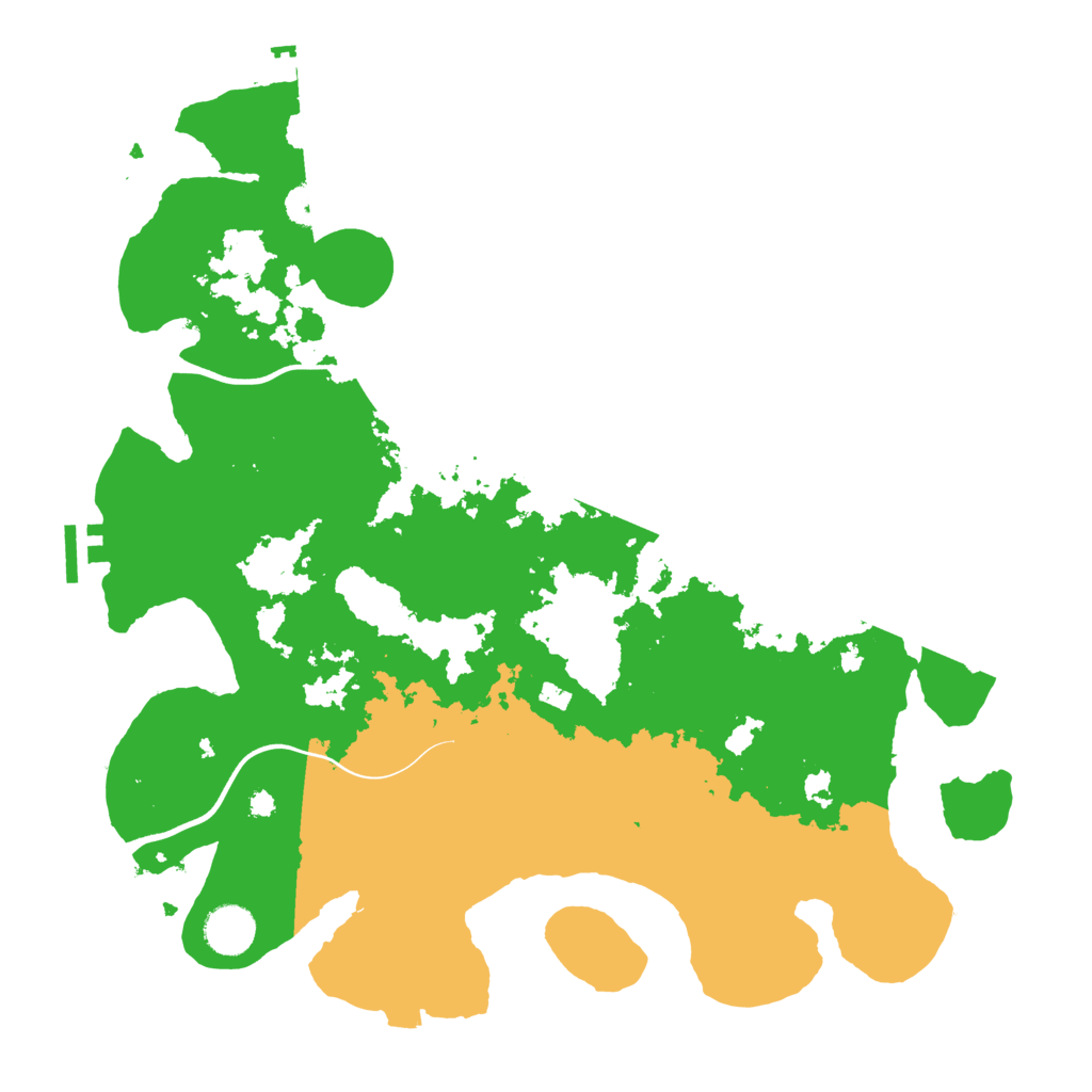 Biome Rust Map: Procedural Map, Size: 3800, Seed: 236492