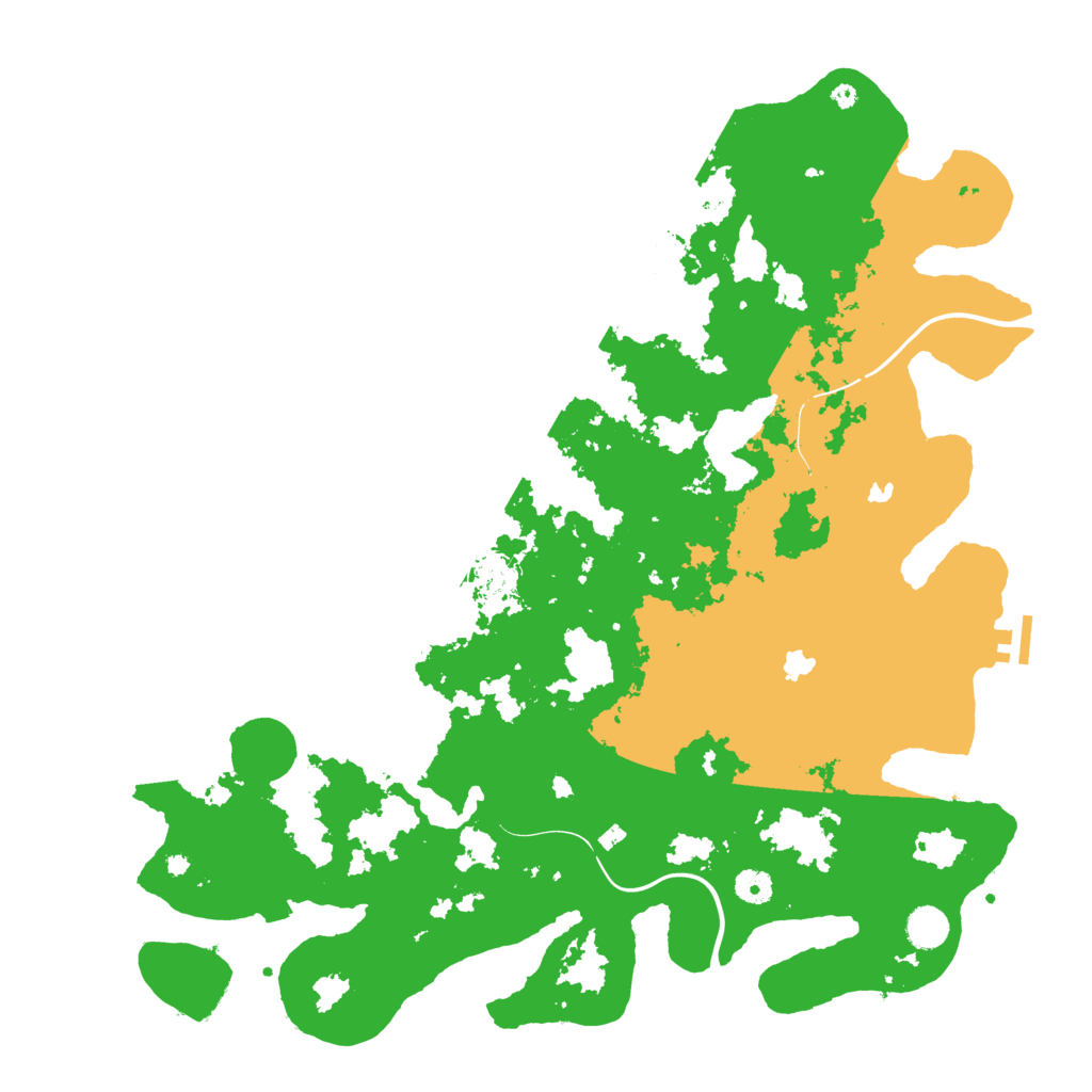 Biome Rust Map: Procedural Map, Size: 4500, Seed: 2416206