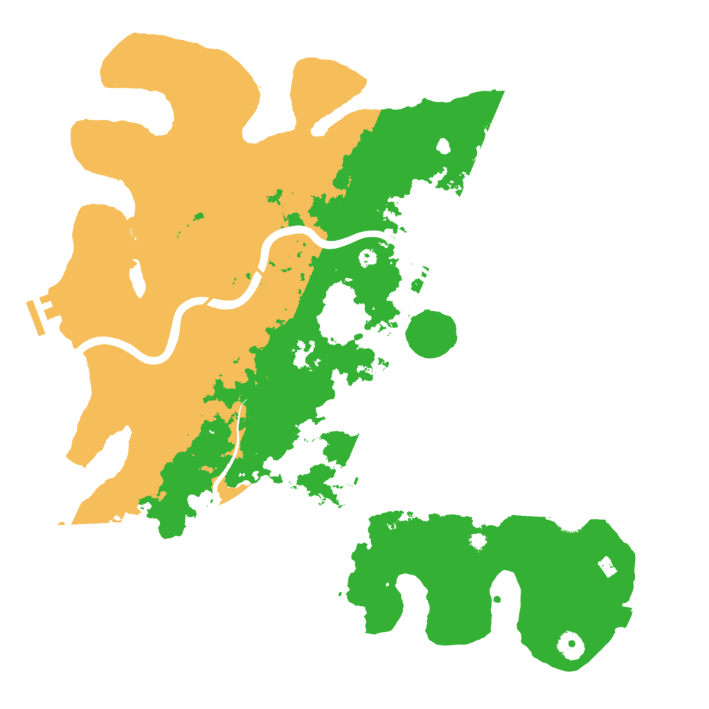 Biome Rust Map: Procedural Map, Size: 3950, Seed: 1031489353