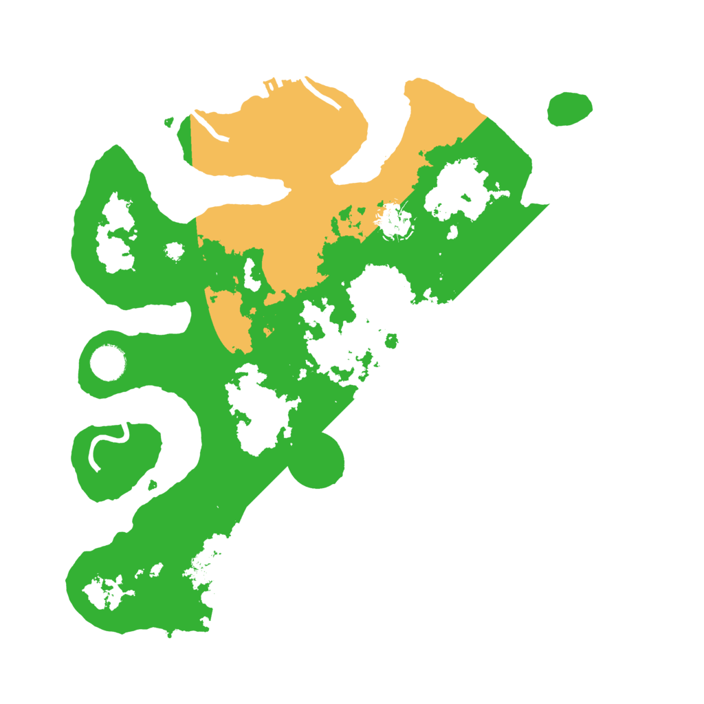 Biome Rust Map: Procedural Map, Size: 3500, Seed: 2823462