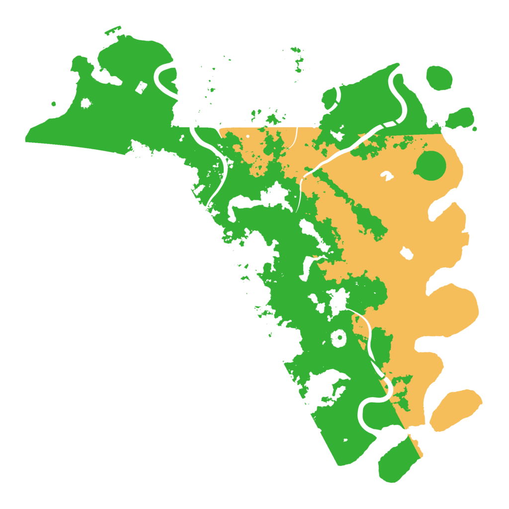 Biome Rust Map: Procedural Map, Size: 4500, Seed: 2852638