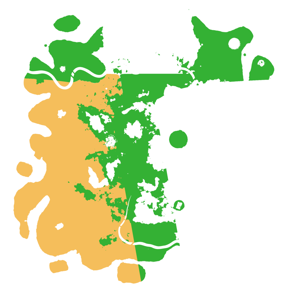 Biome Rust Map: Procedural Map, Size: 4500, Seed: 387549