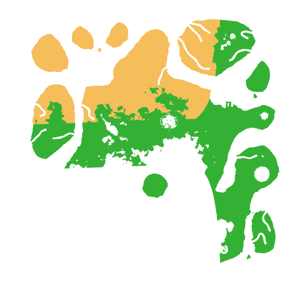 Biome Rust Map: Procedural Map, Size: 3500, Seed: 1109711