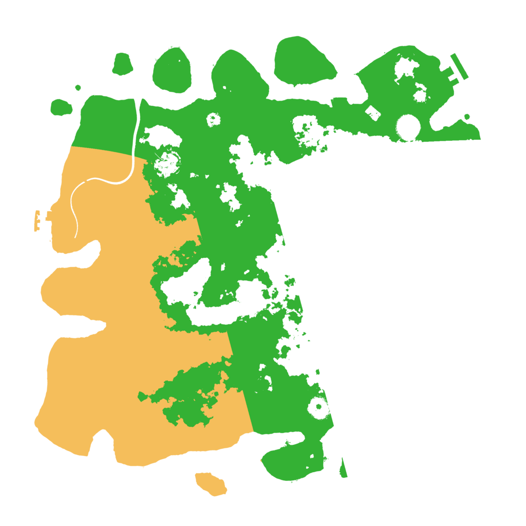 Biome Rust Map: Procedural Map, Size: 3800, Seed: 1957439
