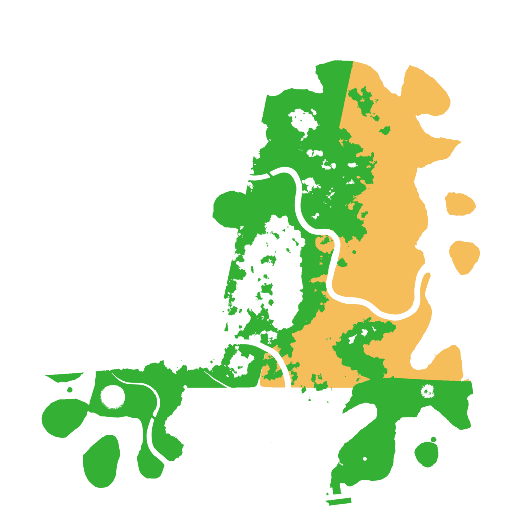 Biome Rust Map: Procedural Map, Size: 3800, Seed: 764598