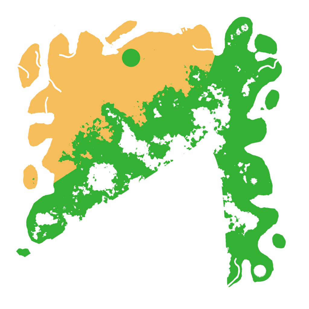 Biome Rust Map: Procedural Map, Size: 4500, Seed: 4875052