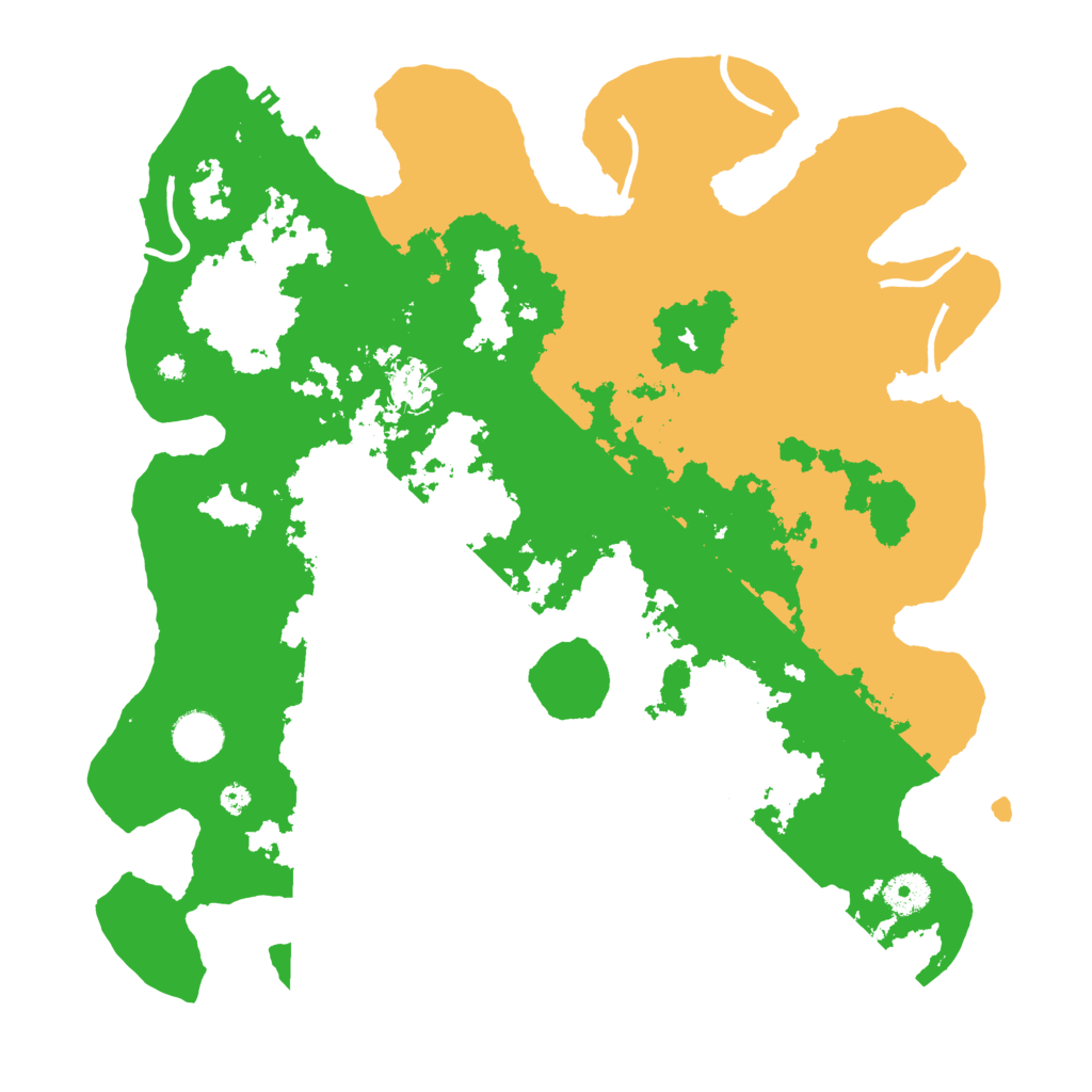 Biome Rust Map: Procedural Map, Size: 3800, Seed: 3990260