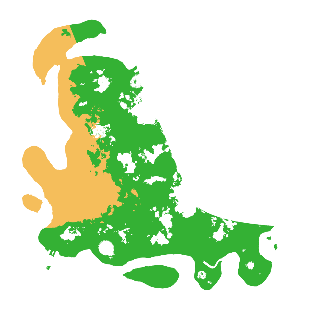 Biome Rust Map: Procedural Map, Size: 3700, Seed: 5323575